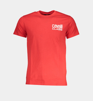 Cavalli Class T-shirt Mens Red