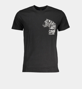 Cavalli Class T-shirt Mens Black