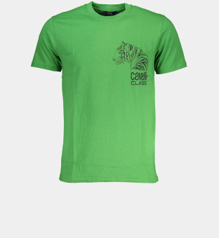 Cavalli Class T-shirt Mens Green