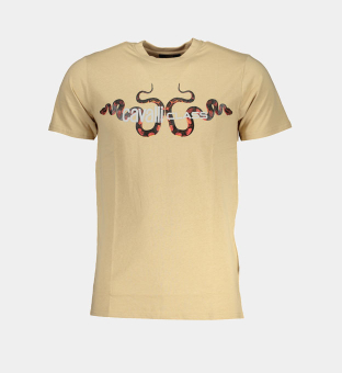 Cavalli Class T-shirt Mens Beige