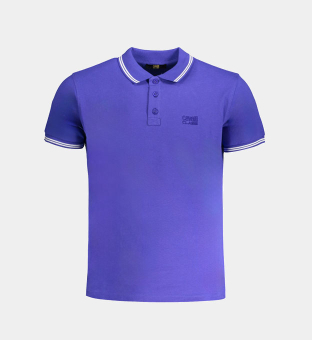Cavalli Class Polo Shirt Mens Blue