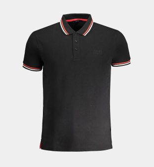 Cavalli Class Polo Shirt Mens Black