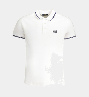Cavalli Class Polo Shirt Mens White