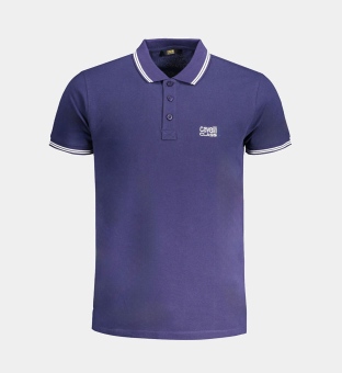 Cavalli Class Polo Shirt Mens Blue