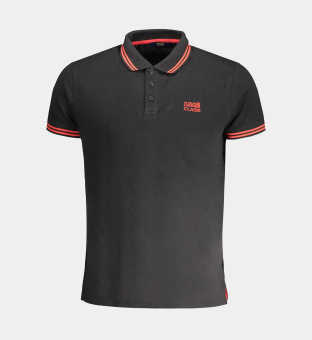 Cavalli Class Polo Shirt Mens Black