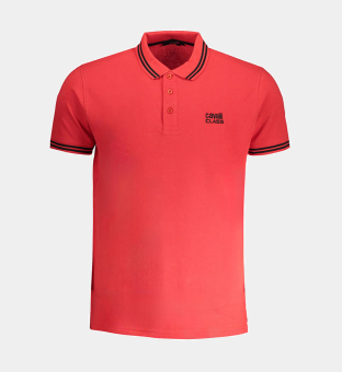 Cavalli Class Polo Shirt Mens Red