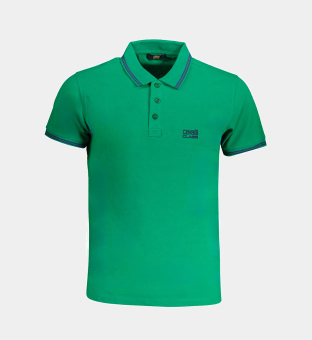 Cavalli Class Polo Shirt Mens Green