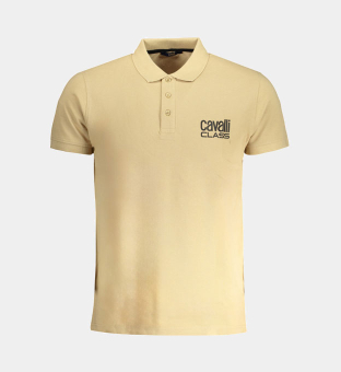 Cavalli Class Polo Shirt Mens Beige