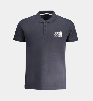 Cavalli Class Polo Shirt Mens Blue