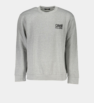 Cavalli Class Sweatshirt Mens Grey