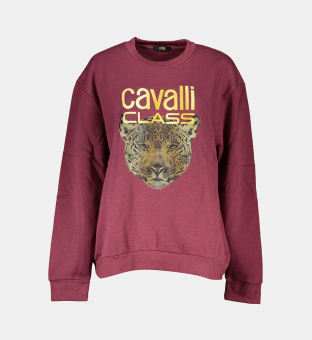 Cavalli Class Sweatshirt Womens Purple