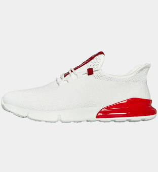 Crosshatch Trainers Mens White Red