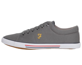 Farah Canvas Shoes Mens Grey