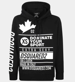 Dsquared2 Hoody Mens Black
