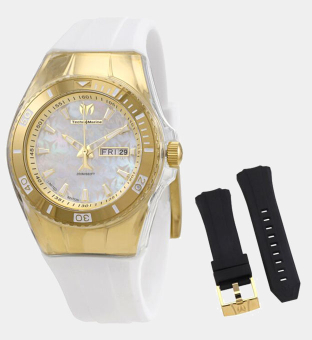 Technomarine Watch Womens White Gold