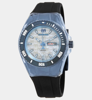Technomarine Watch Womens Blue Black White