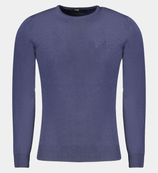 Cavalli Class Sweater Mens Blue