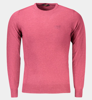 Cavalli Class Sweater Mens Red