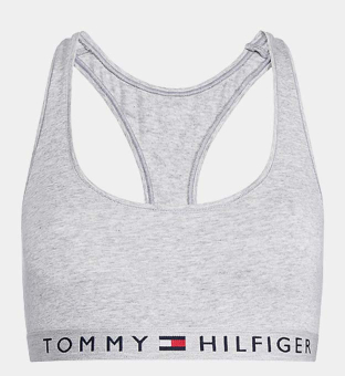 Tommy Hilfiger Bralette Womens Grey Heather