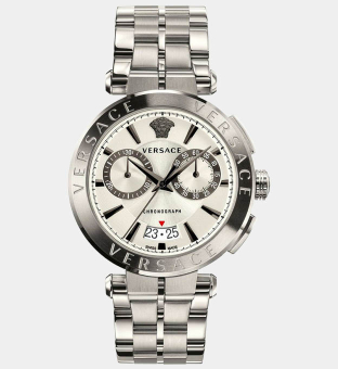 Versace Watch Mens Silver Grey 