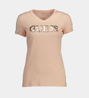 Guess Jeans T-shirt Womens Chilli Red