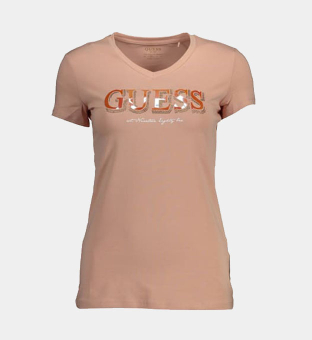 Guess Jeans T-shirt Womens Mid Light Blue