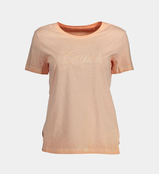 Guess Jeans T-shirt Womens Light Red