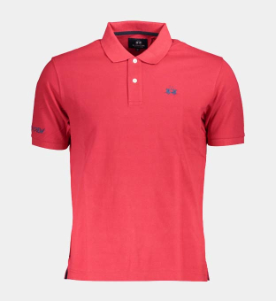 LA Martina Polo Shirt Mens Red