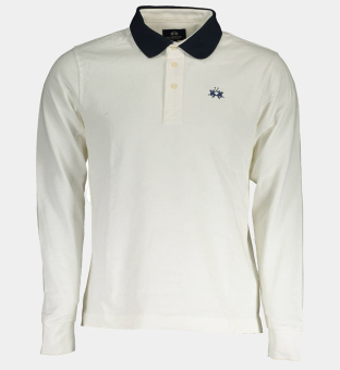 LA Martina Polo Shirt Mens White
